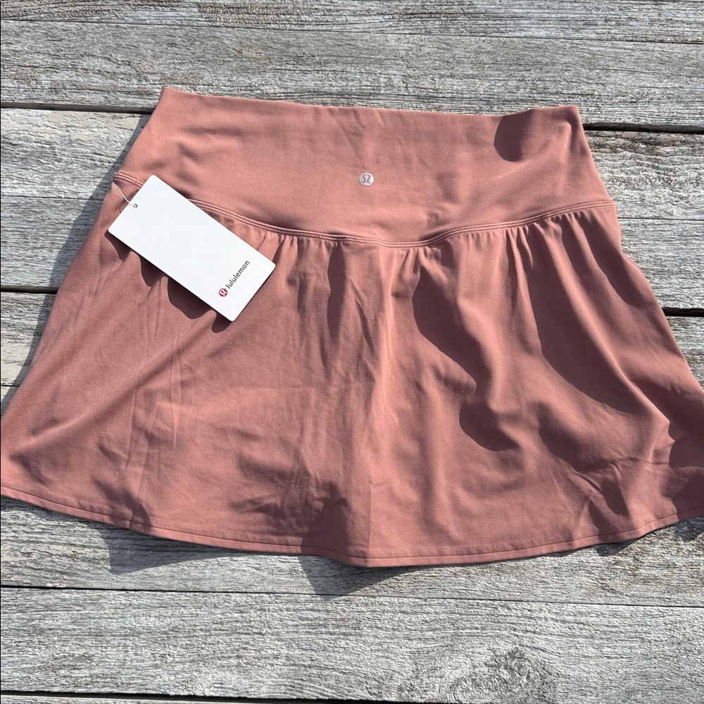 Lululemon Align High-Rise Skirt red clay size 14 NWT skort
